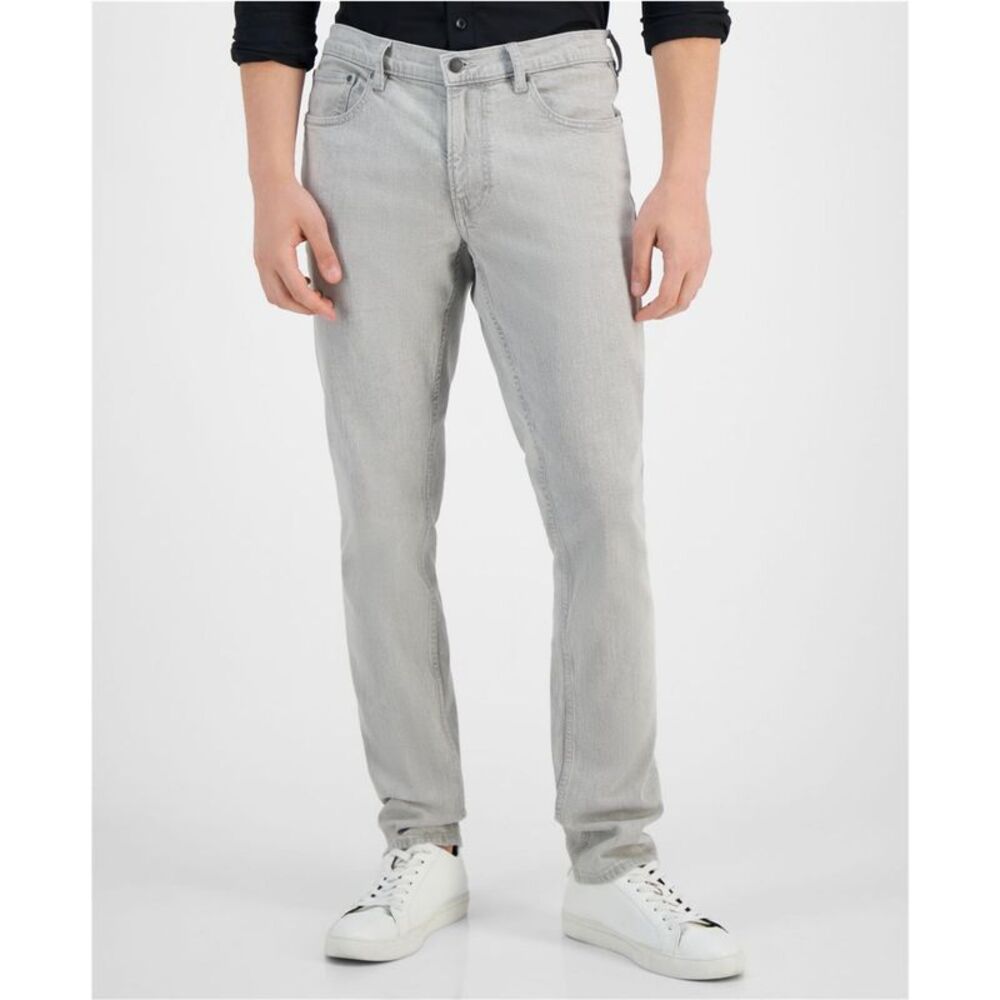 Michael Kors Mens Parker, Subtle Stretch Tapered Slim Jeans, , 34, DM